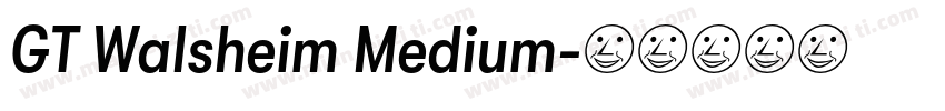 GT Walsheim Medium字体转换